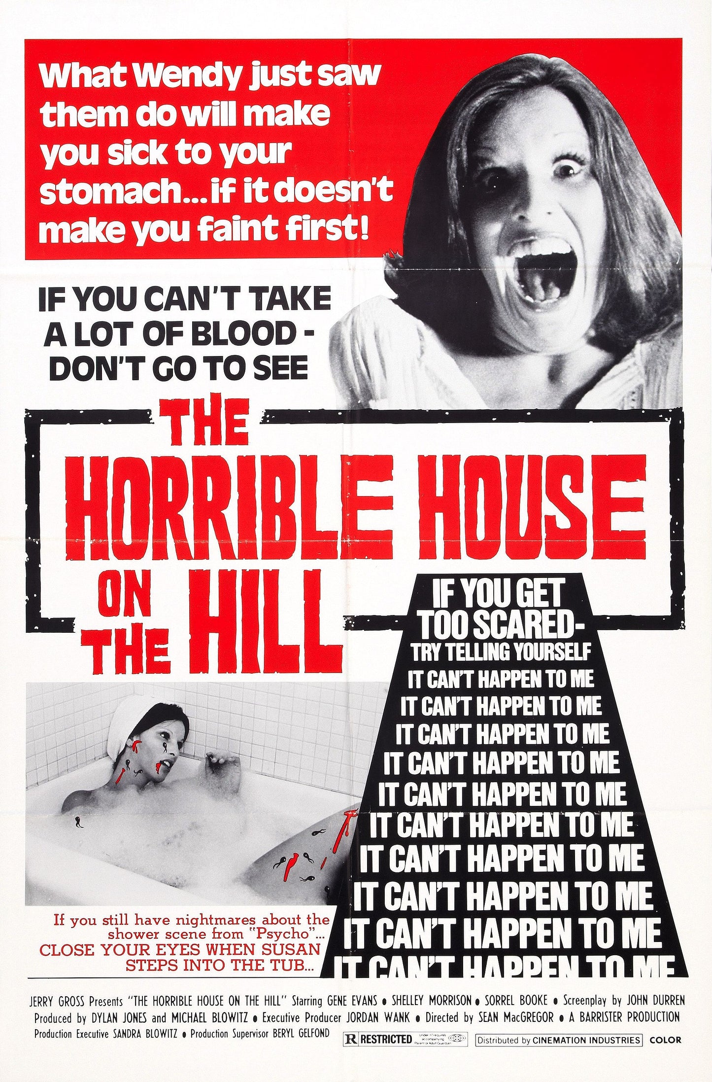 Horrible House On Hill 01 Movie Magnet