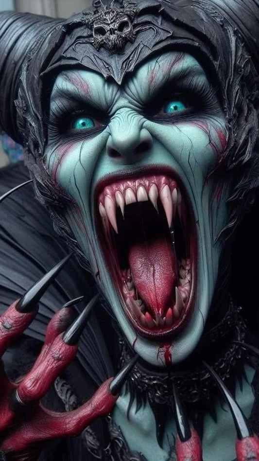 Horror Monster Portrait Print Poster