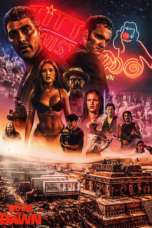 Horror Film From Dusk Till Dawn Tarantino Movie Art Home Decor Jigsaw Puzzle