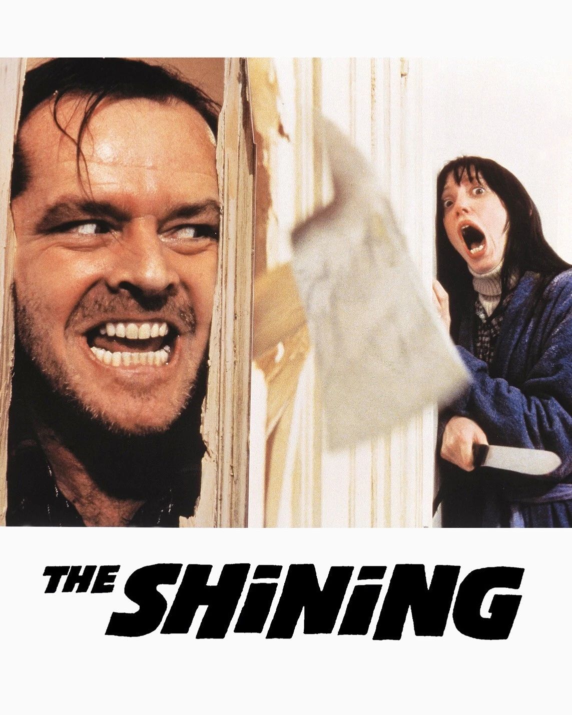 Horror Movie The Shining Glossy Photo Jack Nicholson Shelley Duvall Print