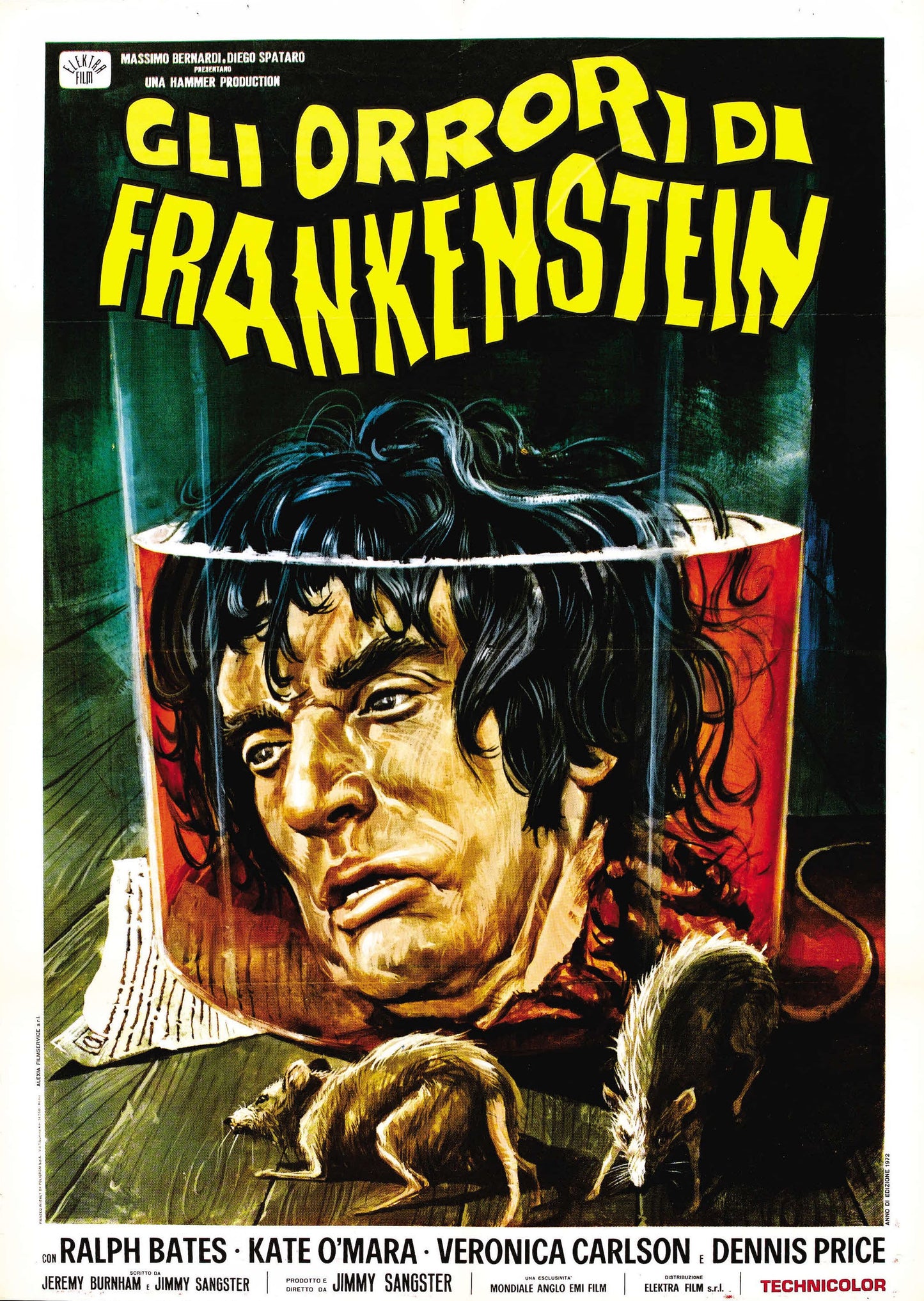 Horror Of Frankenstein 02 Movie Magnet