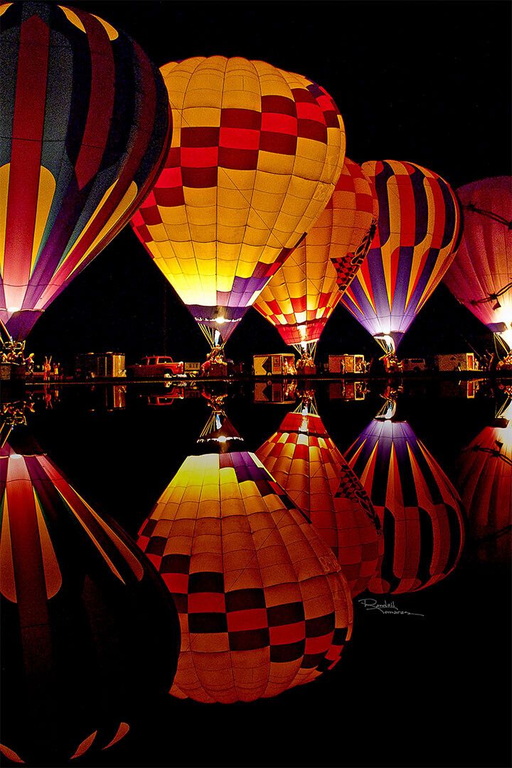 Hot Air Balloon Festival Aircraft Event Print Jigsaw Puzzle
