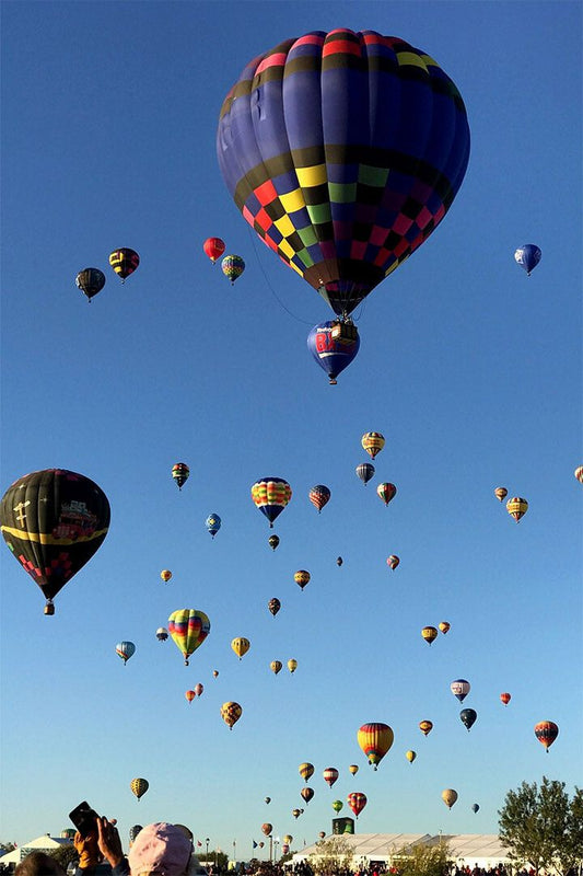 Hot Air Balloon Festival Light Aircraft Print Jigsaw Puzzle