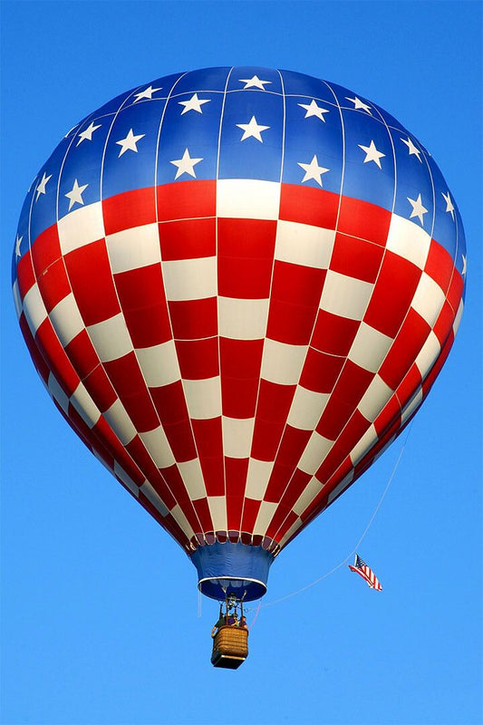 Hot Air Balloons Aloft Transport Aircraft Print Wall Home Decor Jigsaw Puzzle