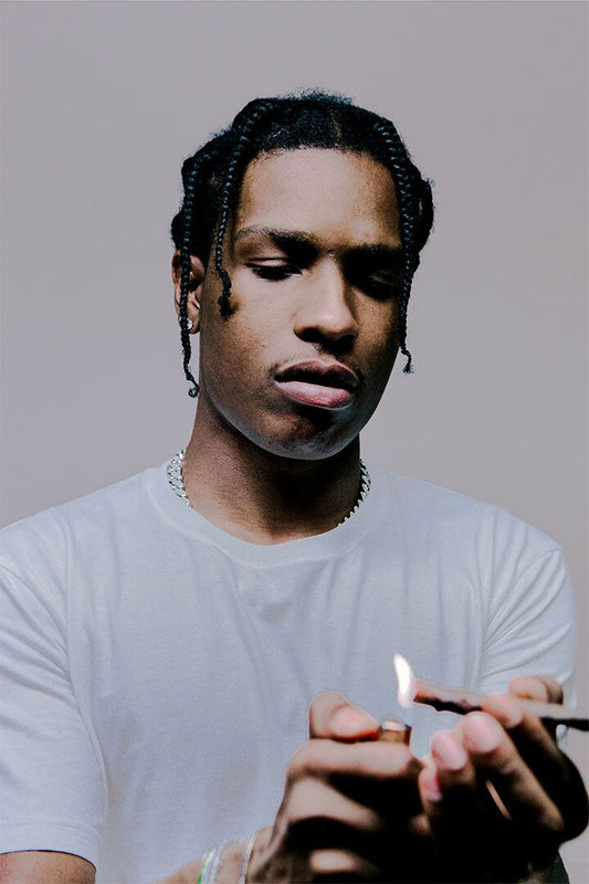Hot Asap Rocky Picture Rap Music Singer Print Jigsaw Puzzle