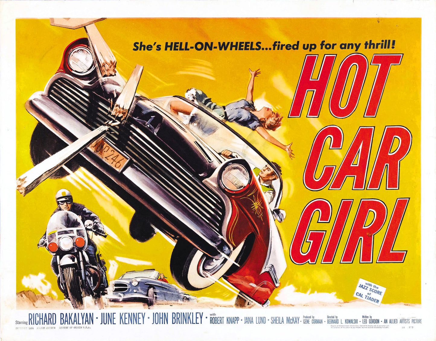 Hot Car Girl 02 Movie Magnet