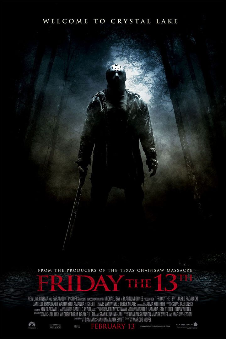 Hot Friday The 13Th Movie Picture Print Painting Keychain