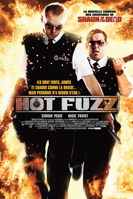 Hot Fuzz Movie Action Comedy Mystery Print Jigsaw Puzzle
