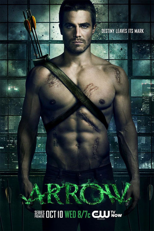 Hot Green Arrow Action Adventure Picture Print Wall Art Home Poster