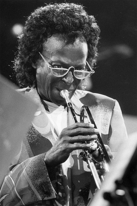 Hot Miles Davis Godfather Music Singer Painting Print Jigsaw Puzzle