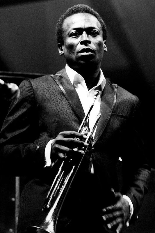 Hot Miles Davis Godfather Music Singer Print Jigsaw Puzzle