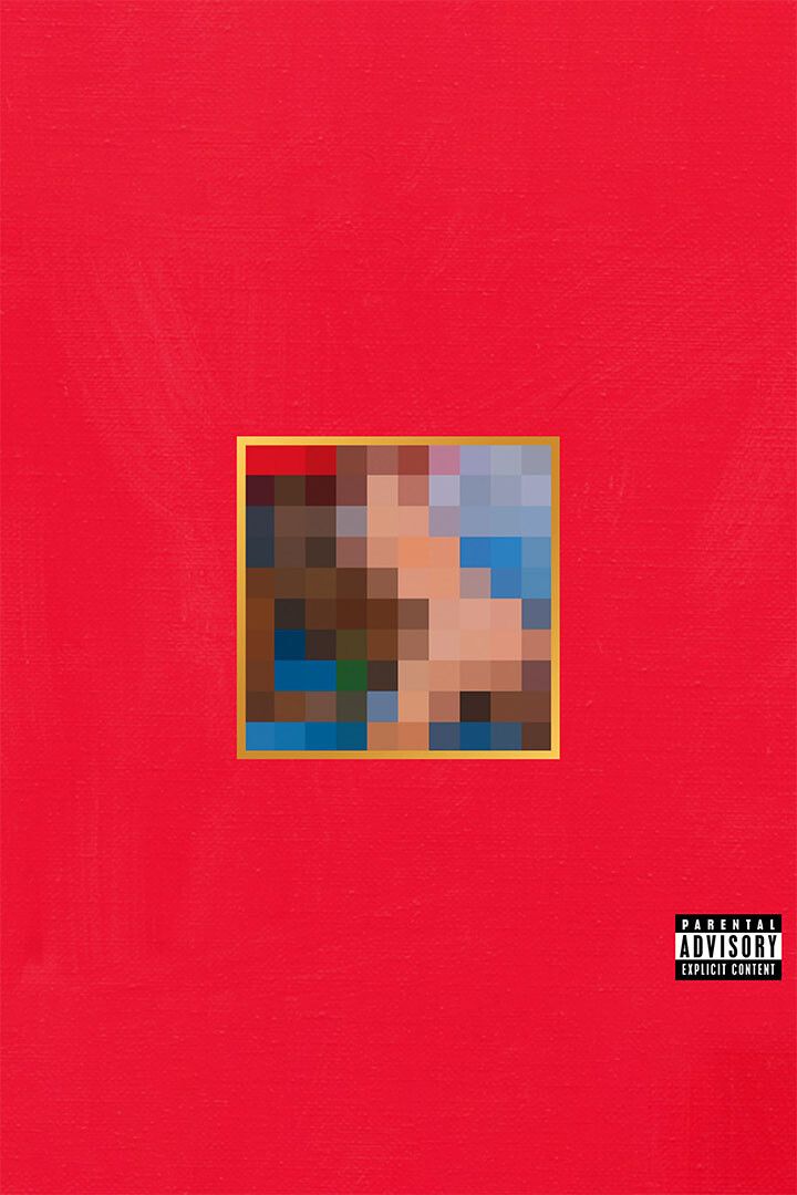 Hot My Beautiful Dark Twisted Kanye West Print Wall Art Home Poster