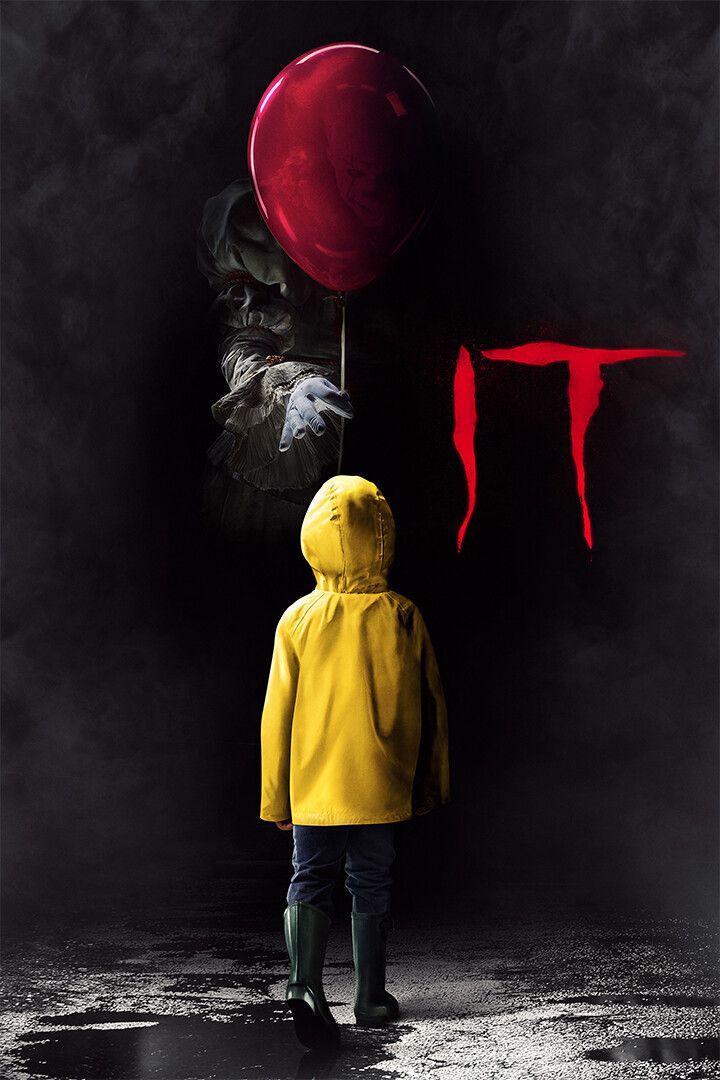 Hot New 2017 It Movie Pennywise Stephen King Horror Wall Art Home Poster