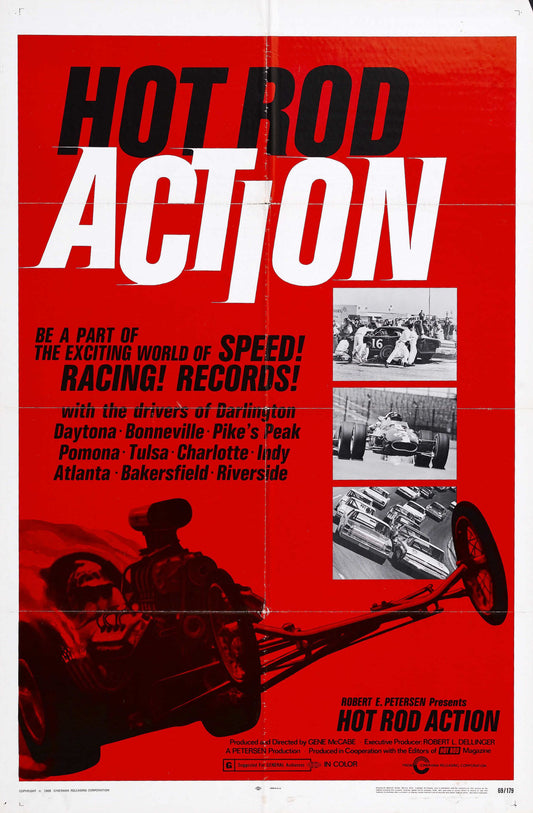 Hot Rod Action 01 Movie Magnet