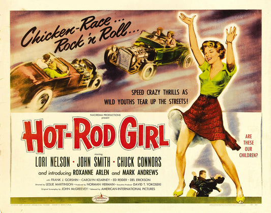 Hot Rod Girl 02 Movie Magnet
