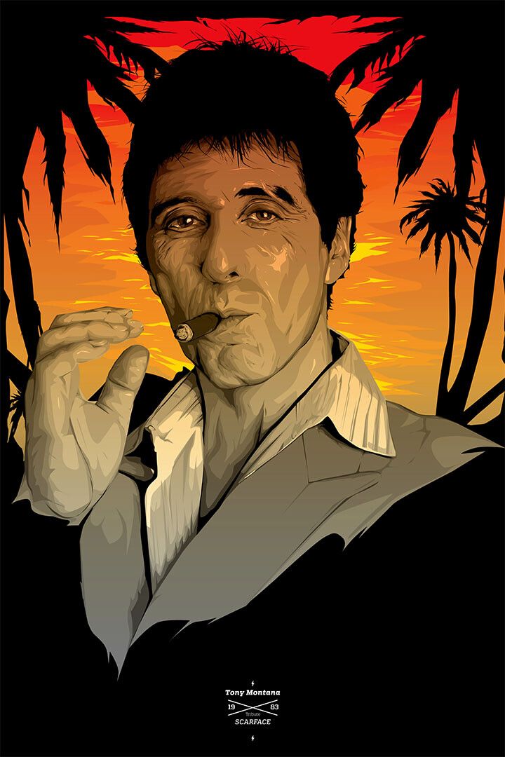 Hot Scarface Hot Classic Movie Film Crime Print Jigsaw Puzzle