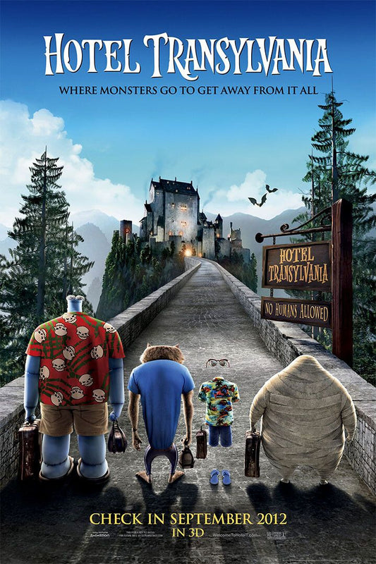 Hotel Transylvania 2012 Dracula Van Helsing Movie Art Home Decor Jigsaw Puzzle