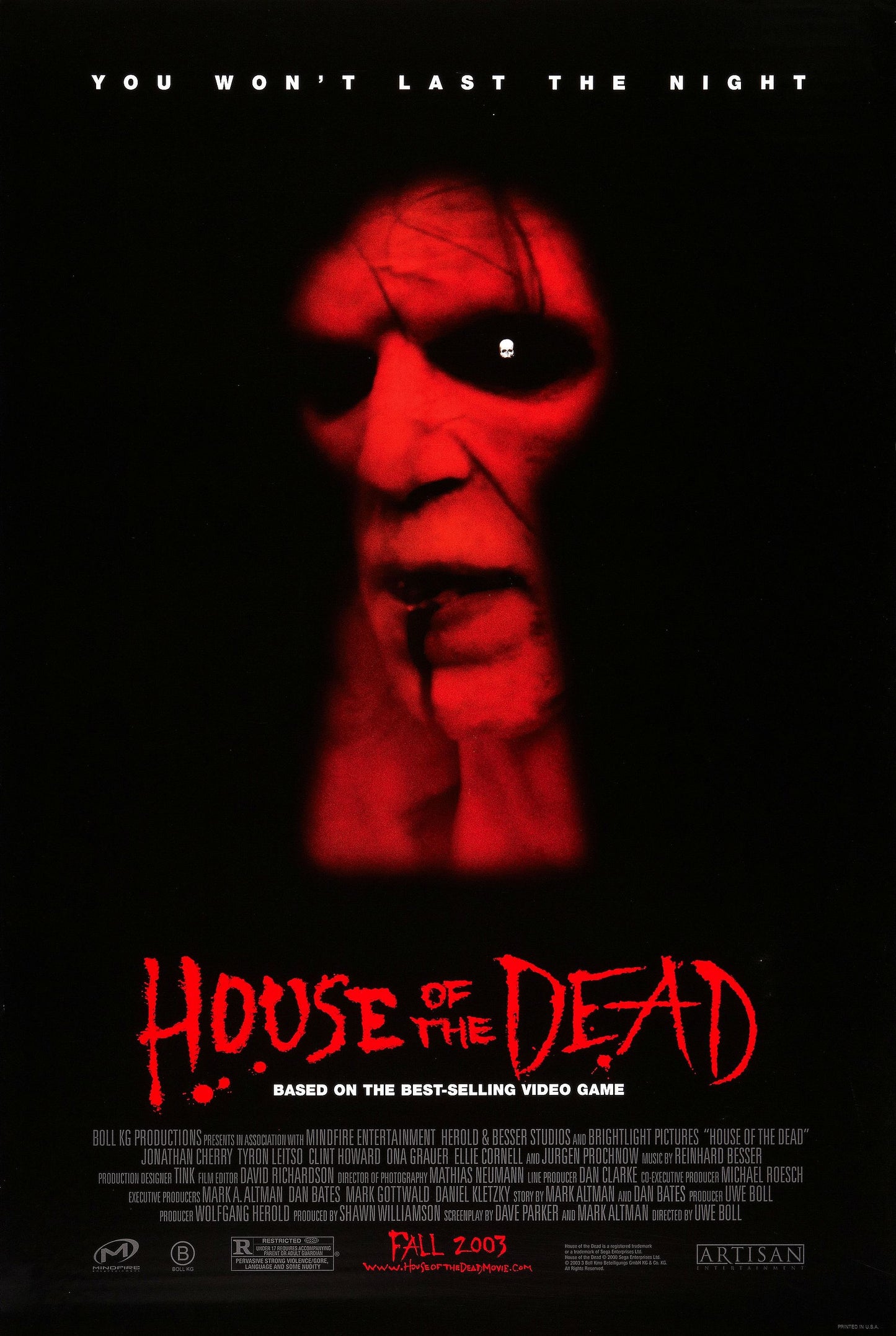 House Of Dead 01 Movie Magnet