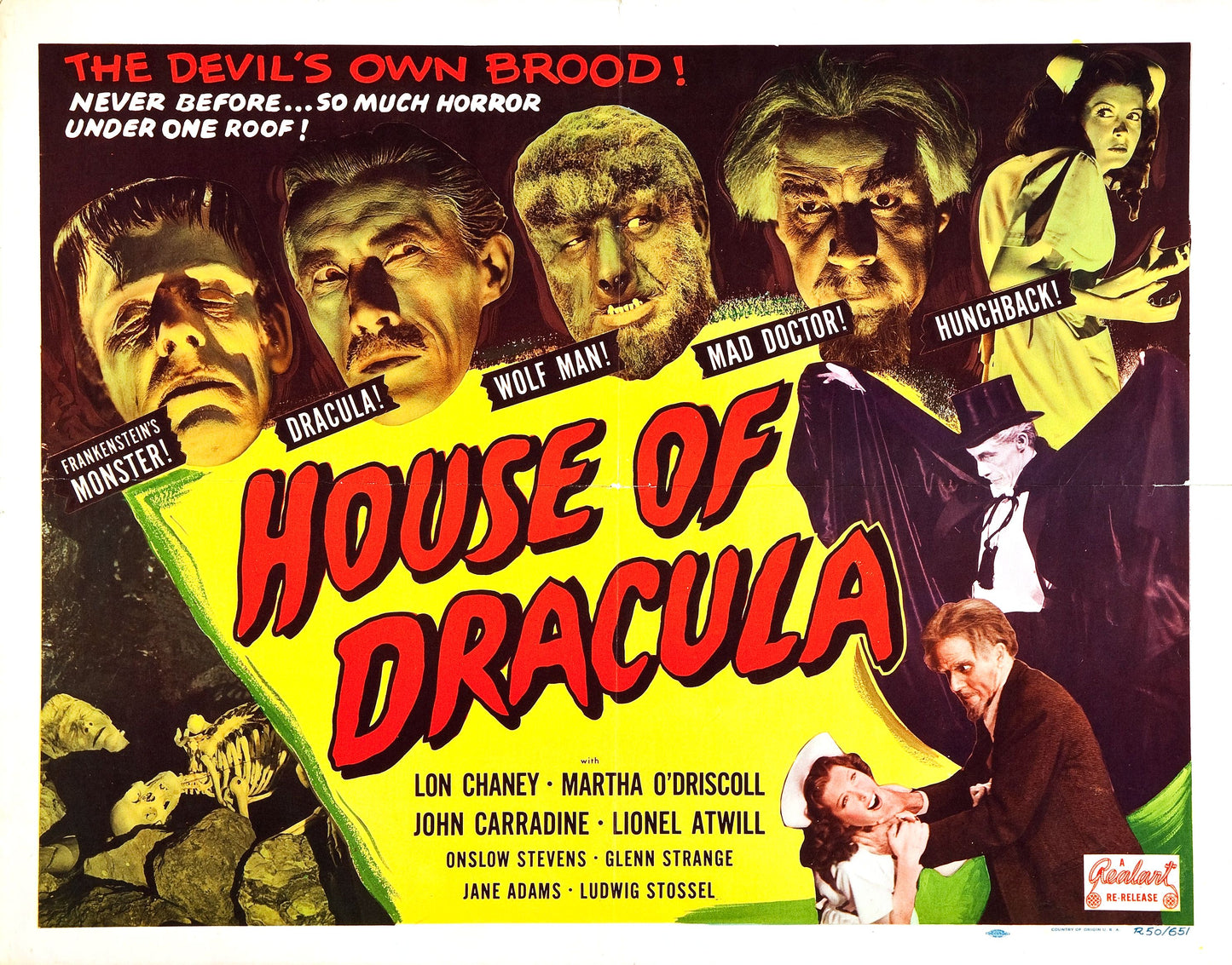 House Of Dracula 03 Movie Magnet