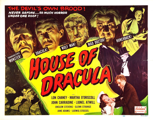 House Of Dracula 03 Movie Magnet