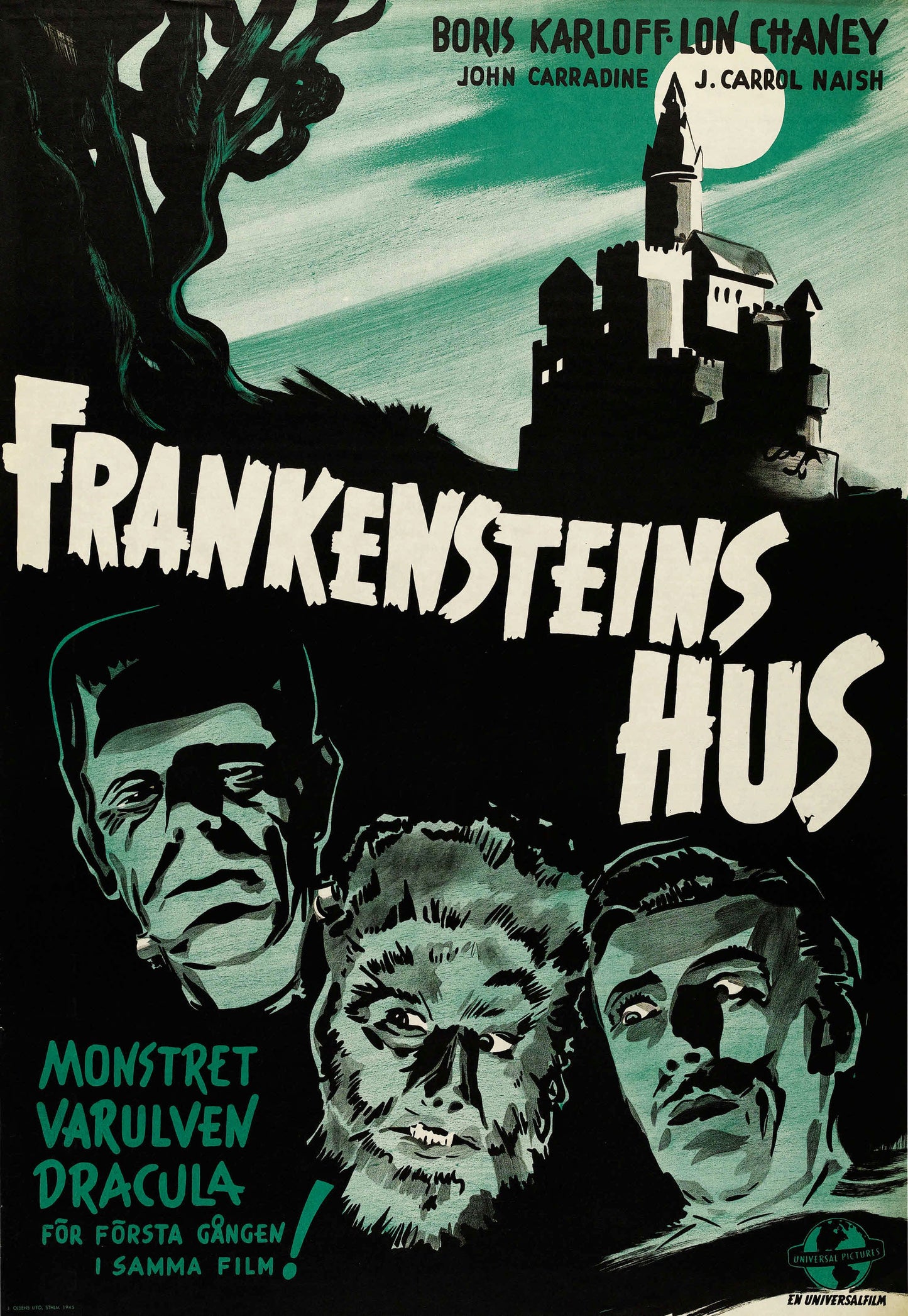 House Of Frankenstein 02 Movie Magnet