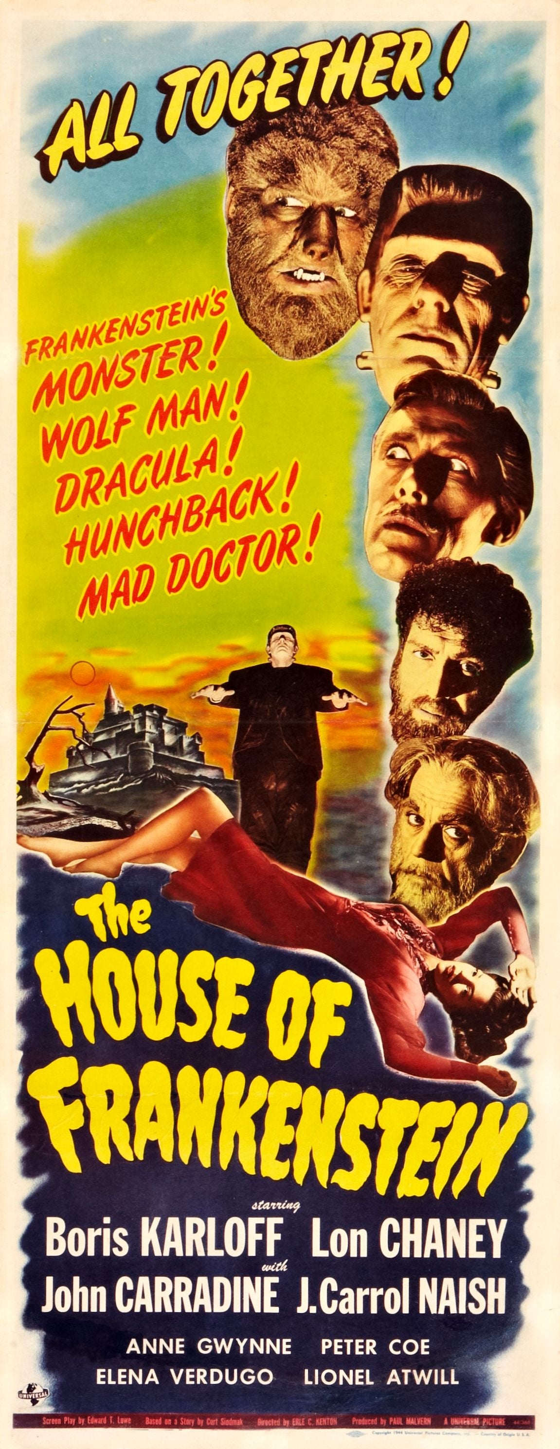House Of Frankenstein 03 Movie Magnet