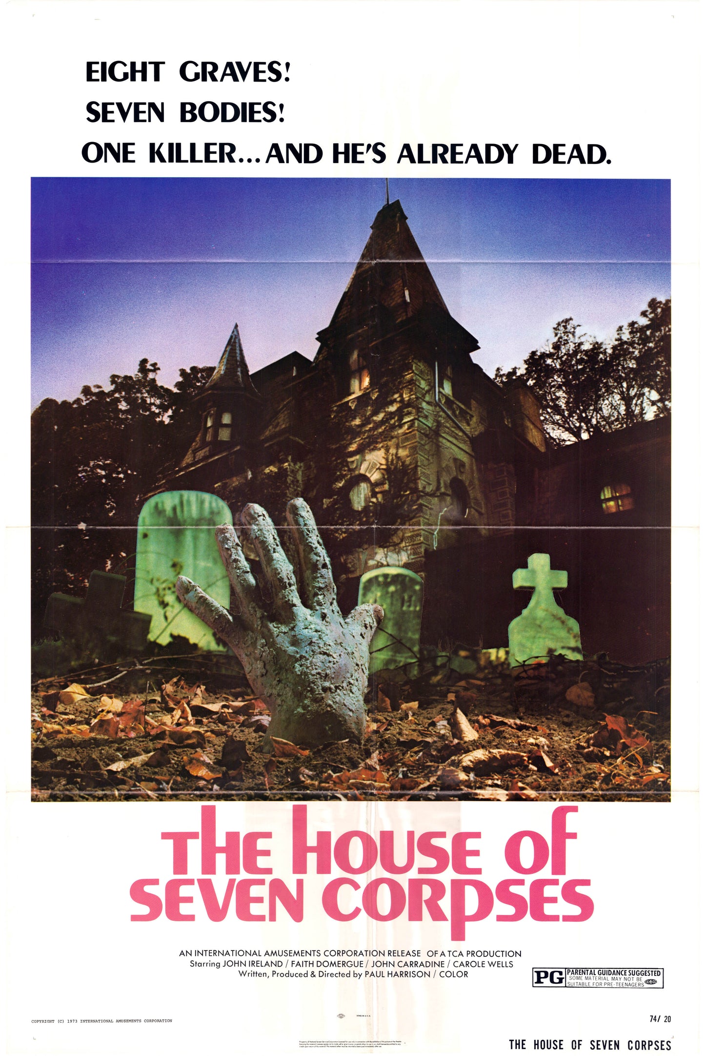 House Of Seven Corpses 01 Movie Magnet