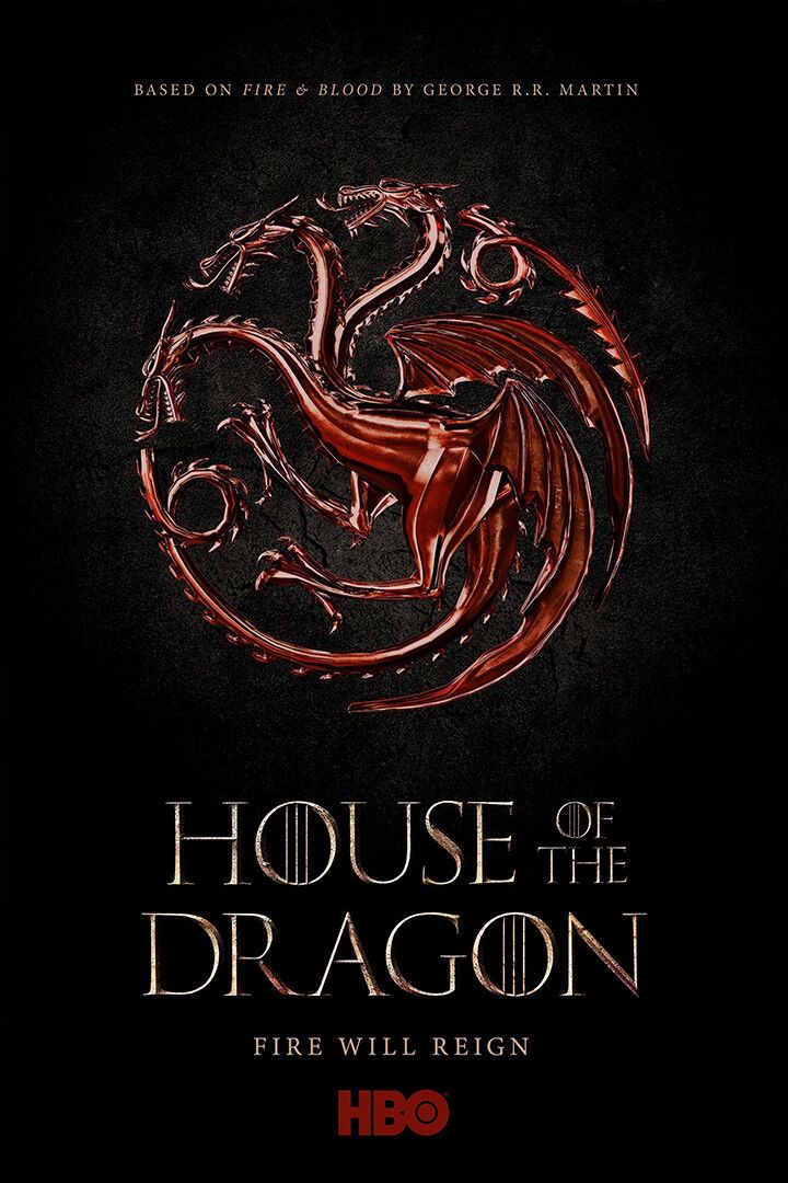 House Of The Dragon Movie Action Adventure Painting Magnet