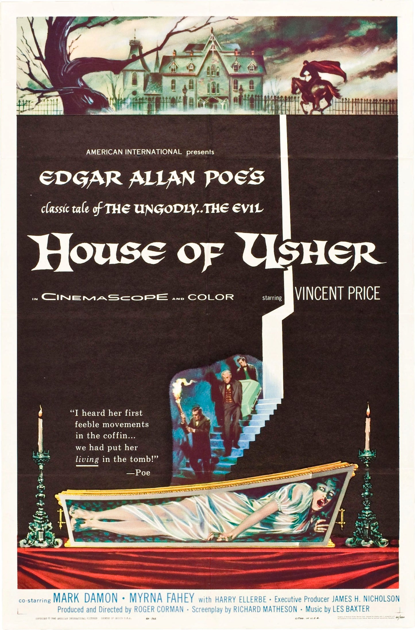 House Of Usher 01 Movie Magnet