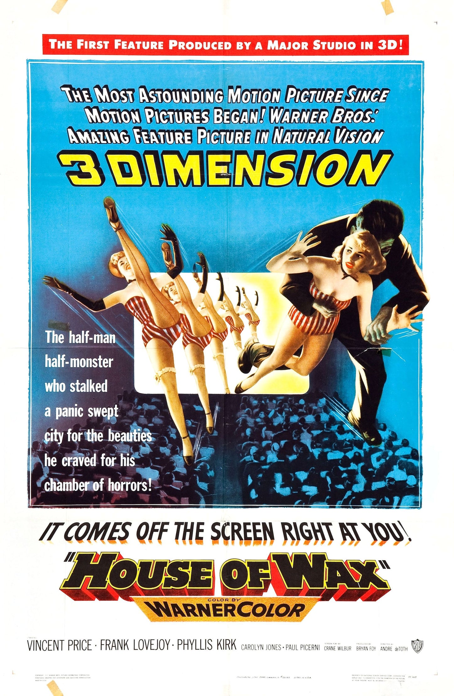 House Of Wax 1953 02 Movie Magnet
