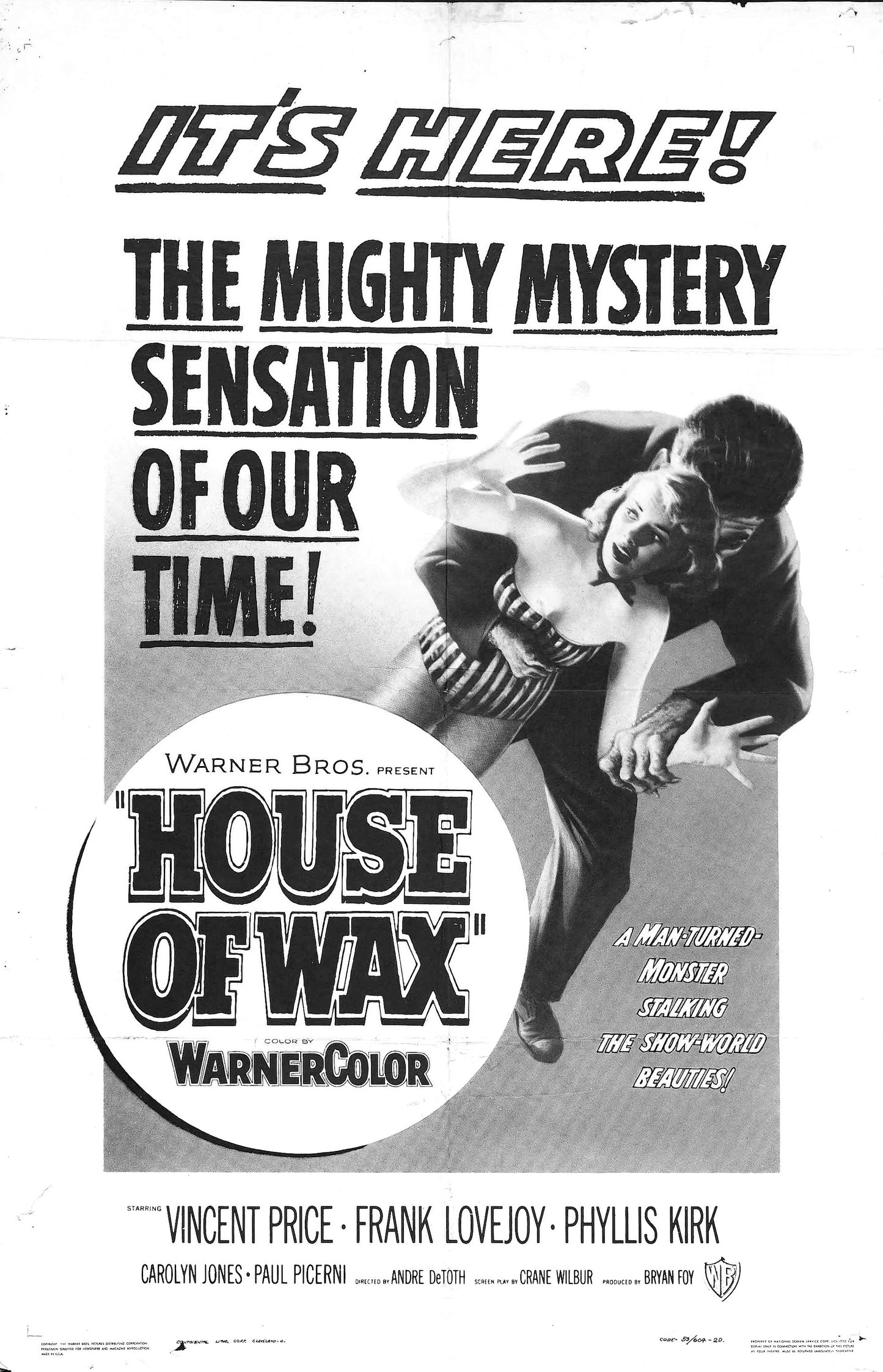 House Of Wax 1953 04 Movie Magnet
