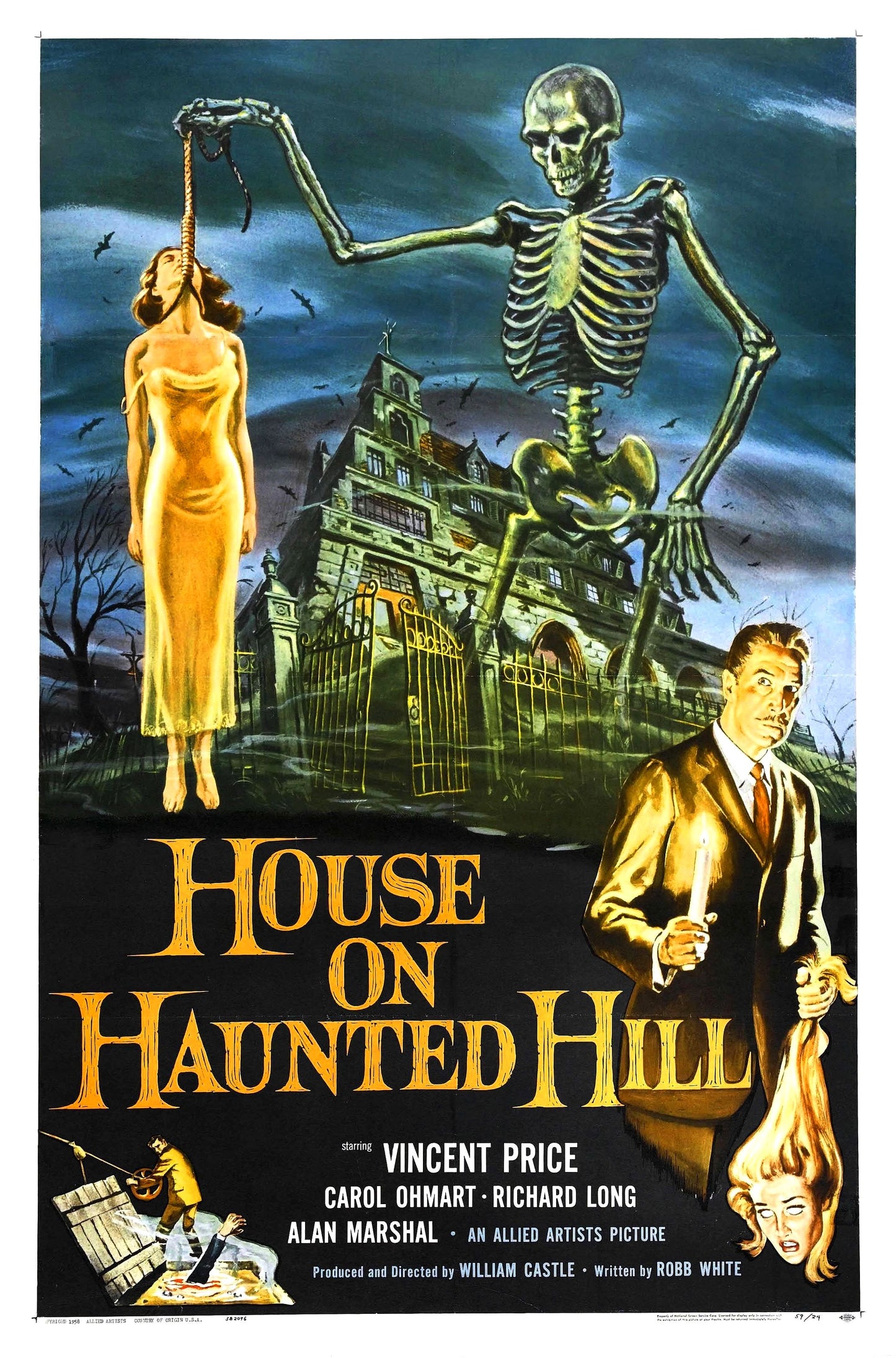 House On Haunted Hill 01 Movie Magnet