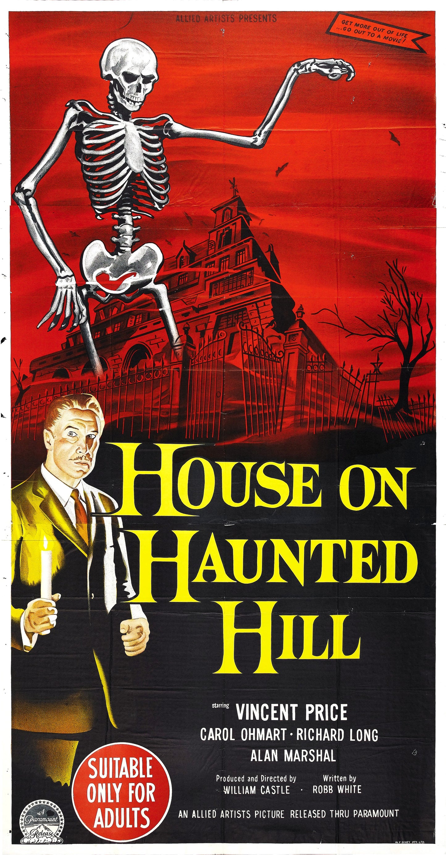 House On Haunted Hill 05 Movie Magnet