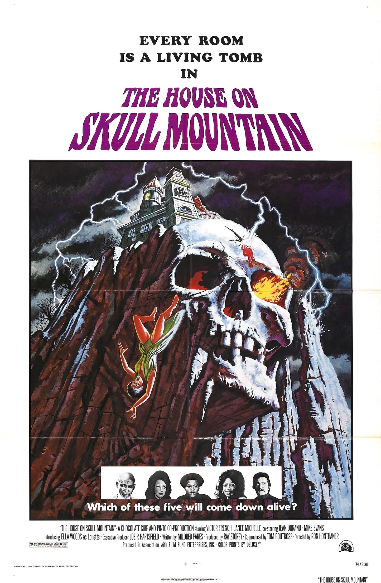 House On Skull Mountain 01 Movie Magnet