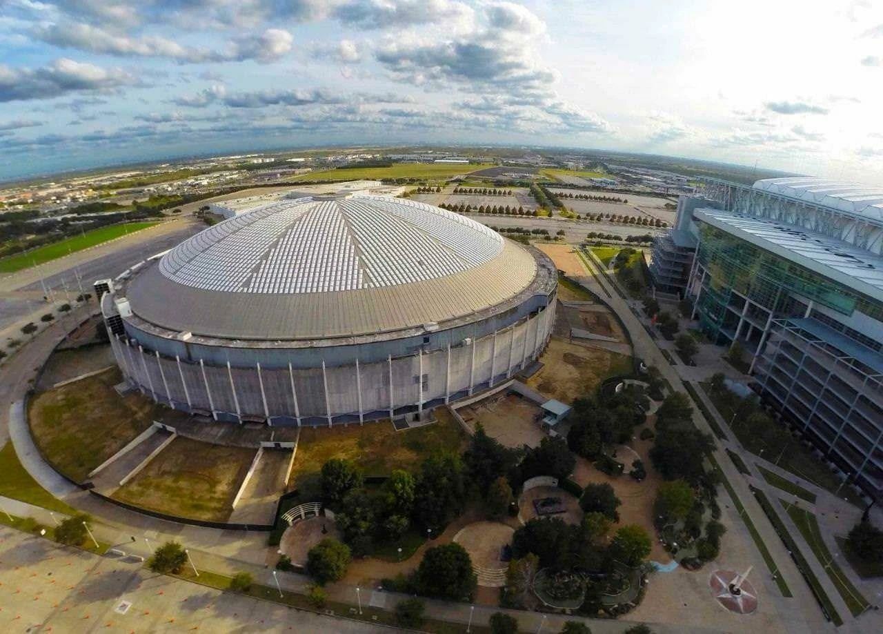 Houston Astrodome Sports Arena In Texas Picture Poster Photo Print