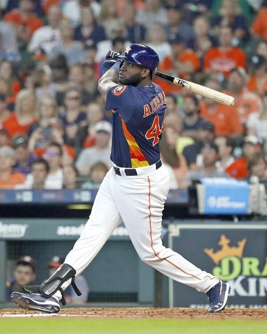 Houston Astros Yordan Alvarez Glossy Photo Baseball Poster Print
