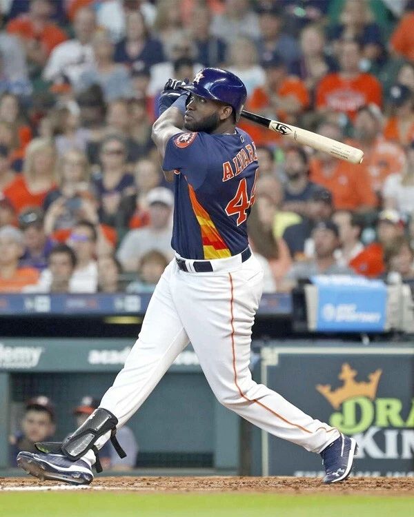 Houston Astros Yordan Alvarez Glossy Magnet Baseball Magnet