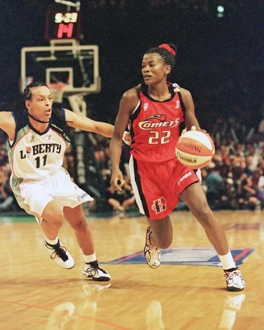 Houston Comets Sheryl Swoopes Glossy Photo Wnba Basketball Poster