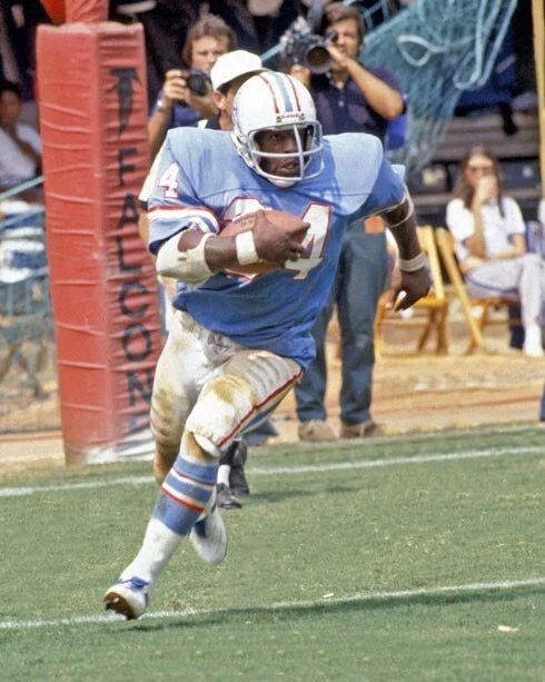 Houston Oilers Earl Campbell Glossy Photo Football Print Poster Hof 91