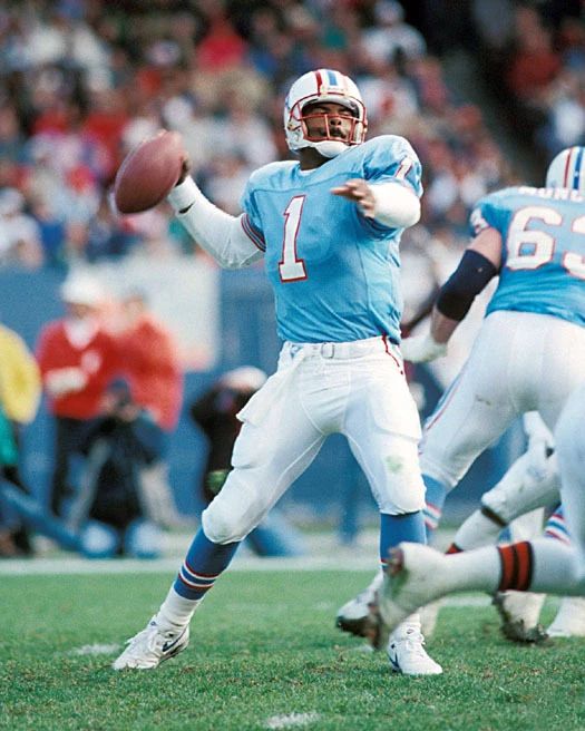 Houston Oilers Warren Moon Keychain Nfl Football Keychain Hof 2006