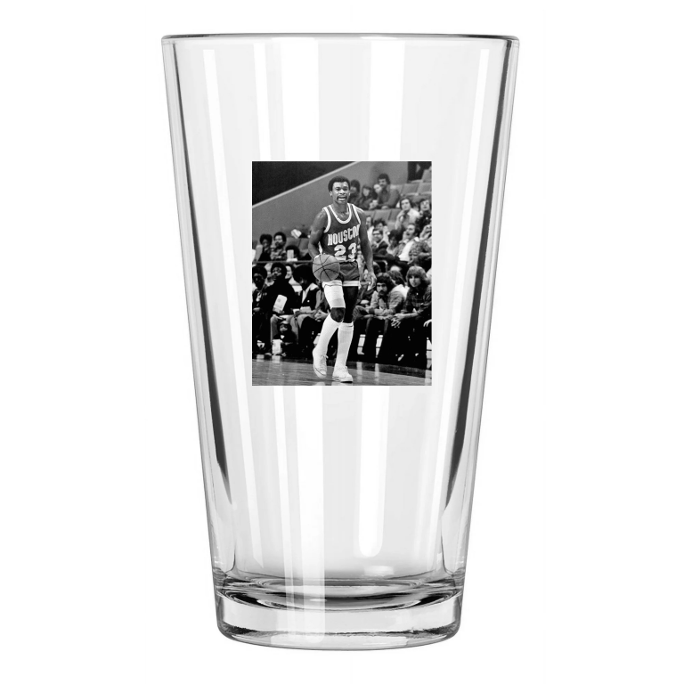 Houston Rockets Calvin Murphy Photo Basketball Hof 93 Pint Beer Drinking Glass