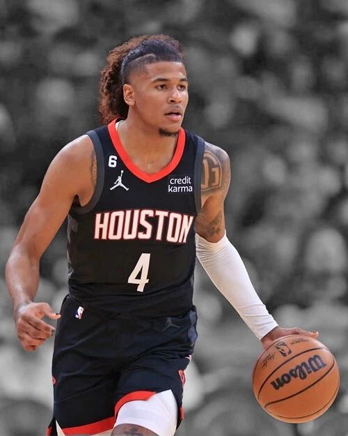 Houston Rockets Jalen Green Glossy Keychain Spotlight Keychain