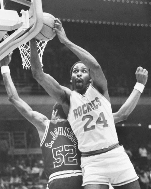 Houston Rockets Moses Malone Glossy Keychain Basketball Print Hof 01 1