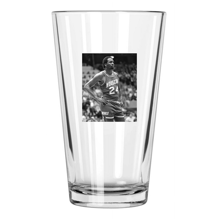 Houston Rockets Moses Malone Photo Basketball Hof 01 2 Pint Beer Drinking Glass