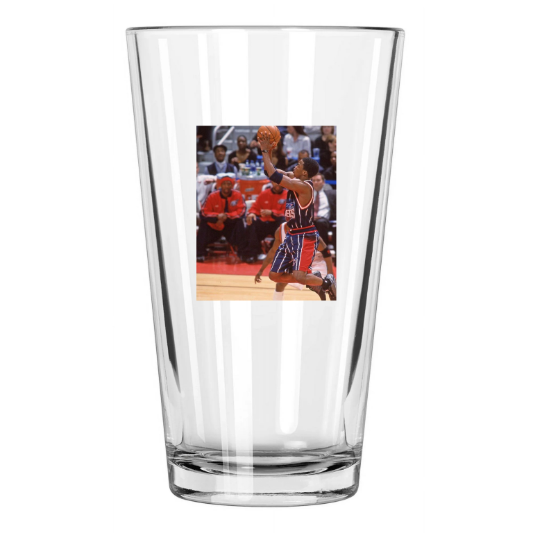 Houston Rockets Steve Francis Photo Basketball Pint Beer Drinking Glass
