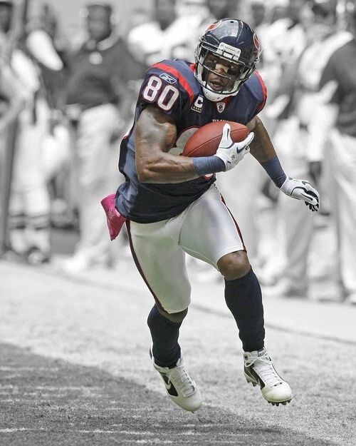 Houston Texans Andre Johnson Glossy Keychain Spotlight Football Print Hof 2024