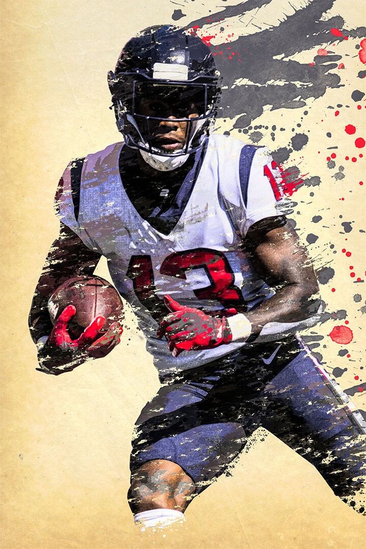 Houston Texans Brandin Cooks American Footballer Keychain
