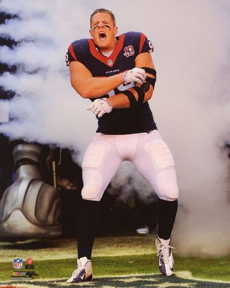Houston Texans Jj Watt Glossy Photo Nfl Football Print Introductions Poster