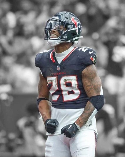 Houston Texans Joe Mixon Glossy Keychain Spotlight Keychain