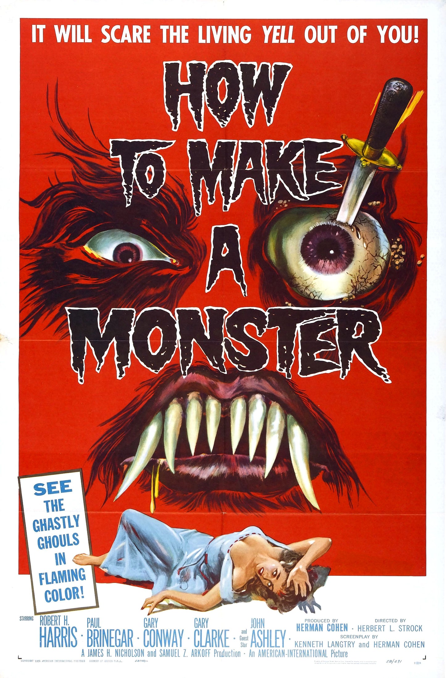 How To Make A Monster 01 Movie Magnet